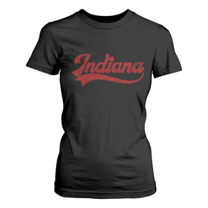 Retro Indiana T Shirt For Women Vintage City Athletic Sports Game Day TS10 Black Print Your Wear