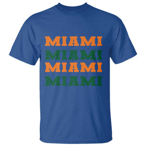 Miami T Shirt Retro Florida FL Vintage Athletic Sports TS10 Royal Blue Print Your Wear