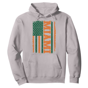 Vintage Miami Hoodie Classic Retro City USA Flag Game Day TS10 Ice Gray Print Your Wear