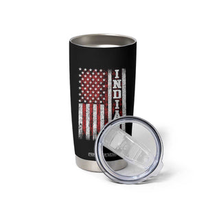 Indiana Fan Tumbler Cup Classic Retro City USA Flag Patriotic American TS10 Print Your Wear