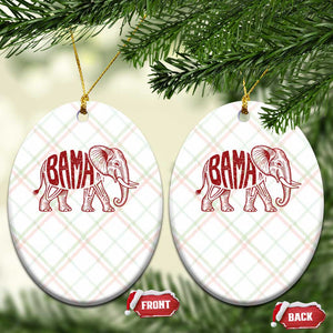 Alabama Fan Ceramic Ornament Retro Vintage City Elephant Bama Mascot Game Day TS10 Print Your Wear