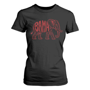 Alabama Fan T Shirt For Women Retro Vintage City Elephant Bama Mascot Game Day TS10 Black Print Your Wear