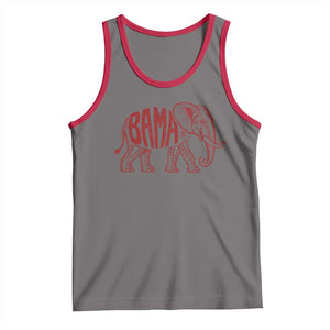 Alabama Fan Tank Top Retro Vintage City Elephant Bama Mascot Game Day TS10 Deep Heather Red Print Your Wear