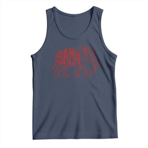Alabama Fan Tank Top Retro Vintage City Elephant Bama Mascot Game Day TS10 Navy Print Your Wear