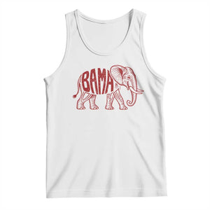 Alabama Fan Tank Top Retro Vintage City Elephant Bama Mascot Game Day TS10 White Print Your Wear