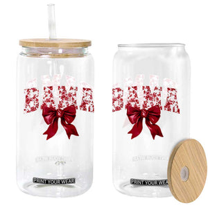 Vintage Bama Coquette Bow Glass Can Retro Varsity Alabama Football Lover AL State TS10 Print Your Wear