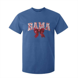 Vintage Bama Coquette Bow T Shirt For Kid Retro Varsity Alabama Football Lover AL State TS10 Royal Blue Print Your Wear