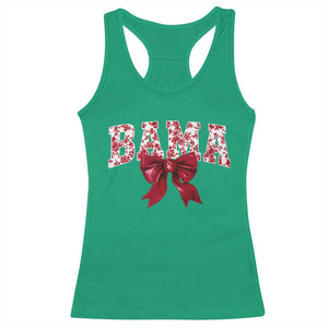 Vintage Bama Coquette Bow Racerback Tank Top Retro Varsity Alabama Football Lover AL State TS10 Irish Green Print Your Wear