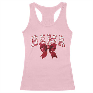 Vintage Bama Coquette Bow Racerback Tank Top Retro Varsity Alabama Football Lover AL State TS10 Light Pink Print Your Wear