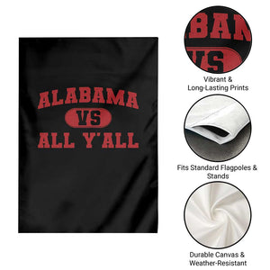 Alabama Fan Garden Flag Vintage Sports Design Red Design Game Day TS10 Print Your Wear