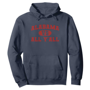 Alabama Fan Hoodie Vintage Sports Design Red Design Game Day TS10 Navy Print Your Wear