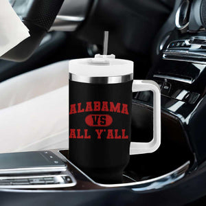 Alabama Fan Tumbler With Handle Vintage Sports Design Red Design Game Day TS10 Print Your Wear