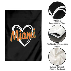 Vintage Miami Garden Flag Classic Retro City Heart TS10 Print Your Wear
