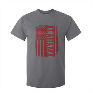 Vintage Alabama Fan T Shirt For Kid Classic Retro City USA Flag Game Day TS10 Charcoal Print Your Wear
