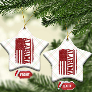Vintage Alabama Fan Ceramic Ornament Classic Retro City USA Flag Game Day TS10 Print Your Wear
