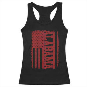 Vintage Alabama Fan Racerback Tank Top Classic Retro City USA Flag Game Day TS10 Black Print Your Wear