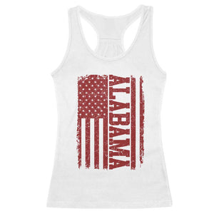 Vintage Alabama Fan Racerback Tank Top Classic Retro City USA Flag Game Day TS10 White Print Your Wear