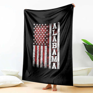 Alabama Fan Throw Blanket Classic Retro City USA Flag Patriotic American TS10 Print Your Wear