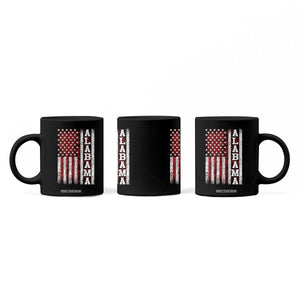 Alabama Fan Coffee Mug Classic Retro City USA Flag Patriotic American TS10 Print Your Wear