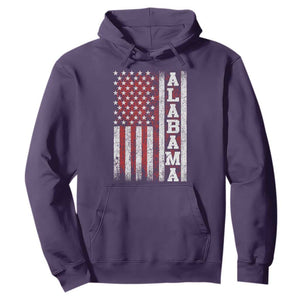 Alabama Fan Hoodie Classic Retro City USA Flag Patriotic American TS10 Purple Print Your Wear