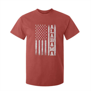 Alabama Fan T Shirt For Kid Classic Retro City USA Flag Patriotic American TS10 Red Print Your Wear