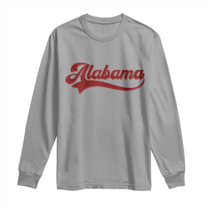 Alabama Fan Long Sleeve Shirt Vintage City Athletic Sports Game Day TS10 Sport Gray Print Your Wear
