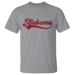 Alabama Fan T Shirt Vintage City Athletic Sports Game Day TS10 Sport Gray Print Your Wear
