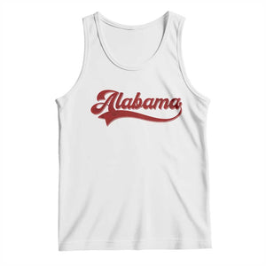 Alabama Fan Tank Top Vintage City Athletic Sports Game Day TS10 White Print Your Wear