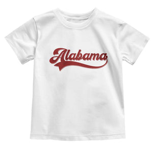 Alabama Fan Toddler T Shirt Vintage City Athletic Sports Game Day TS10 White Print Your Wear