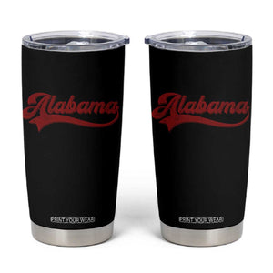 Alabama Fan Tumbler Cup Vintage City Athletic Sports Game Day TS10 Black Print Your Wear