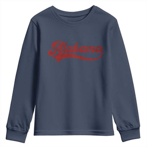 Alabama Fan Youth Sweatshirt Vintage City Athletic Sports Game Day TS10 Navy Print Your Wear