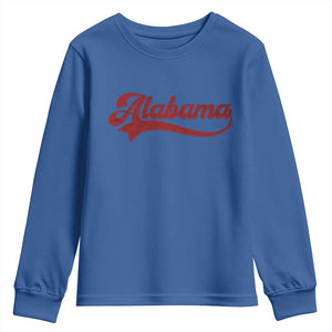 Alabama Fan Youth Sweatshirt Vintage City Athletic Sports Game Day TS10 Royal Blue Print Your Wear