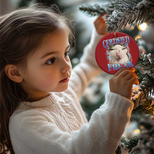 Certified Freak Funny Cat Meme Christmas Ornament Internet Memes Gen Z TS10 Print Your Wear