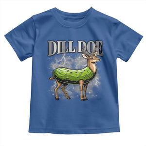 Dill Doe Toddler T Shirt Funny Adult Humor Pickle Deer Bootleg Graphic 90s TS10 Royal Blue Print Your Wear