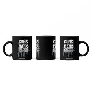 Guns Dont Kill People Dads With Pretty Daughters Do Coffee Mug Funny Girl Dad Gun American Flag TS10 Print Your Wear
