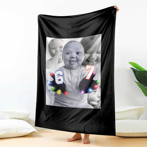 Gloving Niche 67 Ai Baby Meme Throw Blanket Six Seven Hand Funny Laughing Baby TS10 Print Your Wear