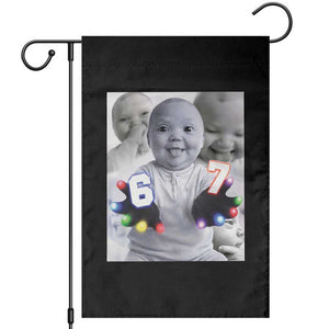 Gloving Niche 67 Ai Baby Meme Garden Flag Six Seven Hand Funny Laughing Baby TS10 Black Print Your Wear