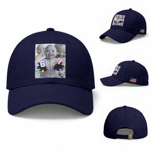 Gloving Niche 67 Ai Baby Meme Baseball Cap Six Seven Hand Funny Laughing Baby TS10 Baseball Cap Universal Fit Dark Blue Print Your Wear