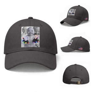 Gloving Niche 67 Ai Baby Meme Baseball Cap Six Seven Hand Funny Laughing Baby TS10 Baseball Cap Universal Fit Dark Gray Print Your Wear