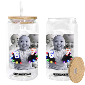 Gloving Niche 67 Ai Baby Meme Glass Can Six Seven Hand Funny Laughing Baby TS10 Print Your Wear