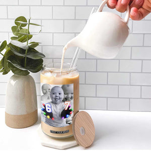 Gloving Niche 67 Ai Baby Meme Glass Can Six Seven Hand Funny Laughing Baby TS10 Print Your Wear