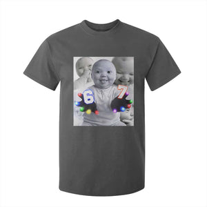 Gloving Niche 67 Ai Baby Meme T Shirt For Kid Six Seven Hand Funny Laughing Baby TS10 Dark Heather Print Your Wear