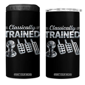 Classically Trained 4 in 1 Can Cooler Tumbler Dimmer Manual Transmission Car Humor Pedals Driving TS10 One Size: 16 oz Black Print Your Wear