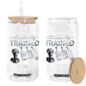 Classically Trained Glass Can Dimmer Manual Transmission Car Humor Pedals Driving TS10 Print Your Wear