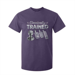 Classically Trained T Shirt For Kid Dimmer Manual Transmission Car Humor Pedals Driving TS10 Purple Print Your Wear