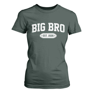 Big Bro Est 2026 T Shirt For Women Big Brother Baby Announcement