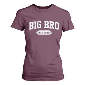 Big Bro Est 2026 T Shirt For Women Big Brother Baby Announcement