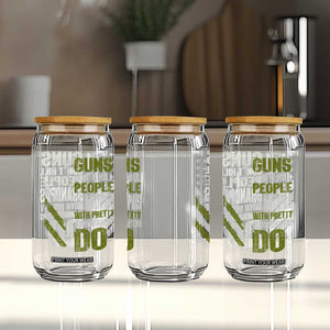 Funny Grandpa Glass Can Guns Dont Kill People Grandpas With Pretty Granddaughters Do US Flag TS10 Print Your Wear