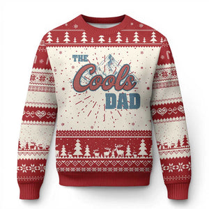 The Cool Dad Knit Sweatshirt Fathers Day Gifts TS10 Red Print Your Wear