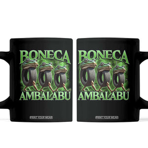 Boneca Ambalabu Frog Coffee Mug Funny Internet Brainrot Memes Gen Alpha TS10 Black Print Your Wear
